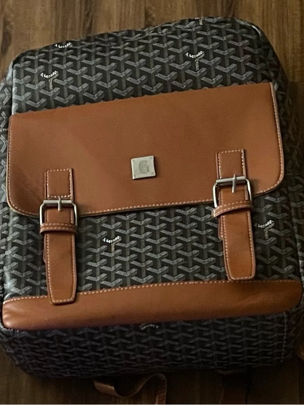Adventure style type goyard bag
